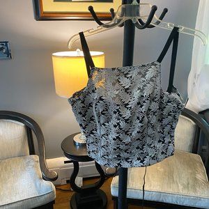 Evening Boutique Bodice with boning and long skirt